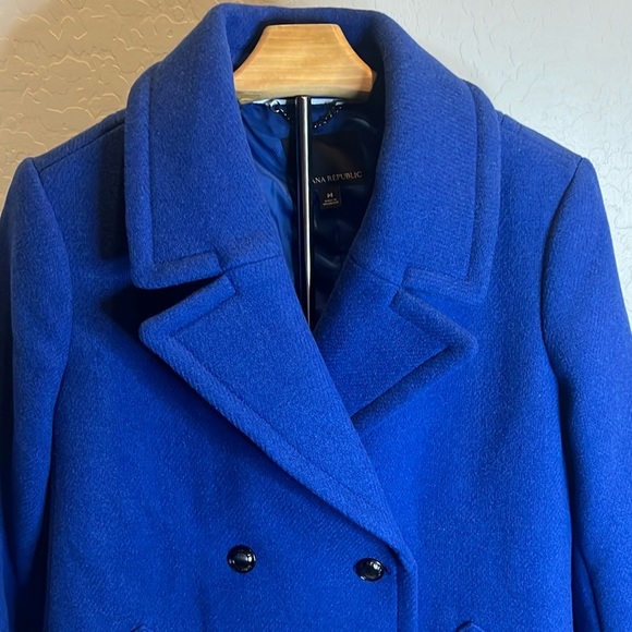 Banana Republic Blue Pea Coat - Picture 5 of 16